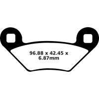 Bromsbelägg FRAM Long Life R Metall Sinter EBC
