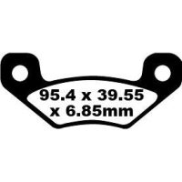 Bromsbelägg FRAM Long Life R Metall Sinter EBC