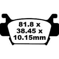Bromsbelägg FRAM Long Life R Metall Sinter EBC