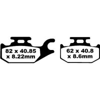 Bromsbelägg FRAM Long Life R Metall Sinter EBC