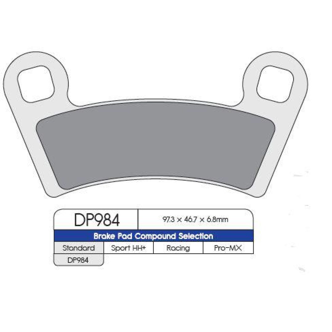 Bromsbelägg FRAM Moose Racing BRAKE PAD SINTERED DP984