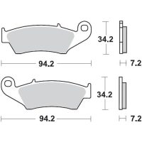 Bromsbelägg FRAM Moto-Master