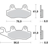 Bromsbelägg FRAM Moto-Master