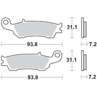 Bromsbelägg FRAM Moto-Master