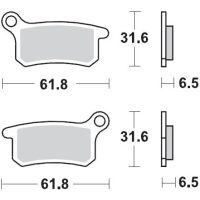 Bromsbelägg FRAM Moto-Master