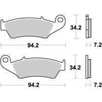 Bromsbelägg FRAM Nitro MOTO-MASTER