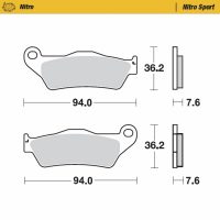 Bromsbelägg FRAM Nitro MOTO-MASTER