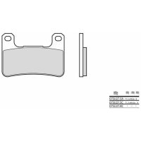 Bromsbelägg FRAM RC Carbon Ceramic Racing Brembo