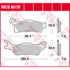 Bromsbelägg FRAM RSI Racing Sinter TRW BRAKE PAD SINTER OFFROAD – miniatyr 1