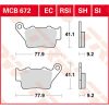 Bromsbelägg FRAM RSI Racing Sinter TRW Racing – miniatyr 1