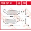 Bromsbelägg FRAM RSI Racing Sinter TRW Racing – miniatyr 1