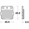 Bromsbelägg FRAM SI SBS Bromsbelägg SI – miniatyr 2