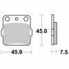Bromsbelägg FRAM SI SBS Bromsbelägg SI – miniatyr 2