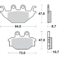 Bromsbelägg FRAM Sinter MOTO-MASTER
