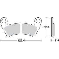 Bromsbelägg FRAM Sinter MOTO-MASTER