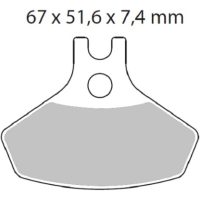 Bromsbelägg FRAM Sinter MOTO-MASTER
