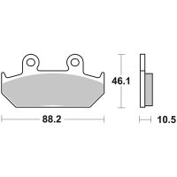 Bromsbelägg FRAM Sinter Sport Brembo