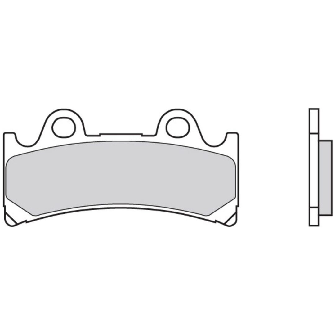 Bromsbelägg FRAM Sinter Sport Brembo Frambelägg – bild 3