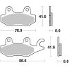 Bromsbelägg FRAM Sinter Sport Brembo Frambelägg – miniatyr 1