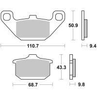 Bromsbelägg FRAM Sinter Sport Brembo