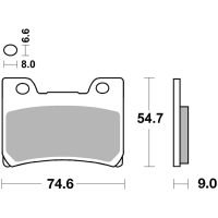 Bromsbelägg FRAM Sinter Sport Brembo