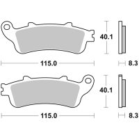 Bromsbelägg FRAM Sinter Sport Brembo