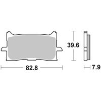 Bromsbelägg FRAM Sinter Sport Brembo