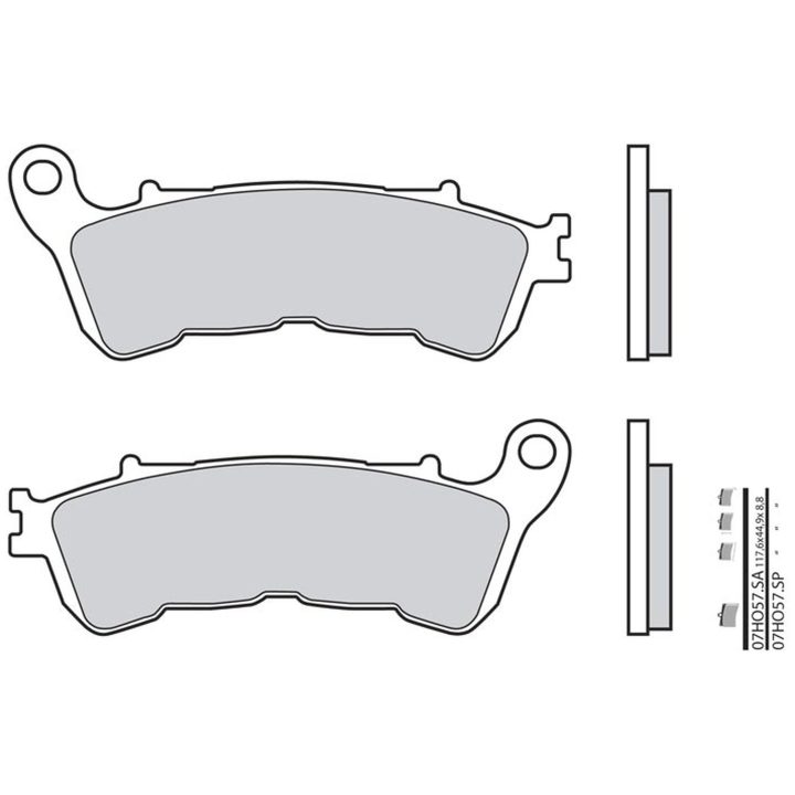 Bromsbelägg FRAM Sintrad Metall Brembo – bild 2