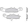 Bromsbelägg FRAM Sintrad Metall Brembo – miniatyr 3