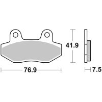 Bromsbelägg FRAM Sintrad Metall Brembo