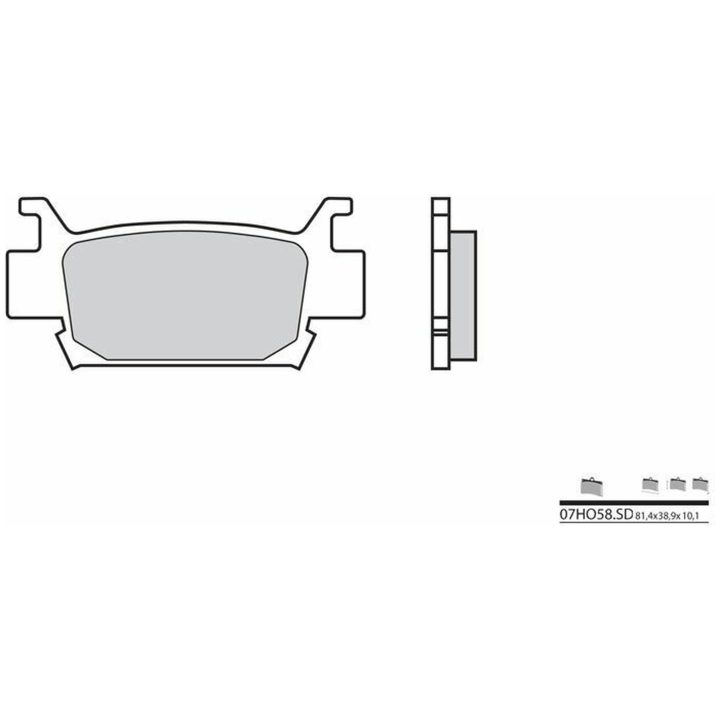 Bromsbelägg FRAM Sintrad Metall Brembo – bild 2
