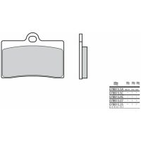 Bromsbelägg FRAM Sintrad Metall Brembo