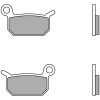 Bromsbelägg FRAM Sintrad Metall Brembo – miniatyr 3