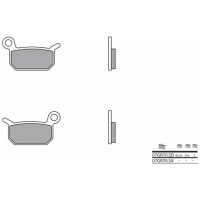 Bromsbelägg FRAM Sintrad Metall Brembo