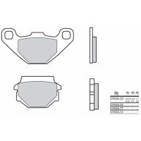 Bromsbelägg FRAM Sintrad Metall Brembo