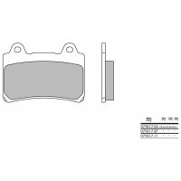 Bromsbelägg FRAM Sintrad Metall Brembo
