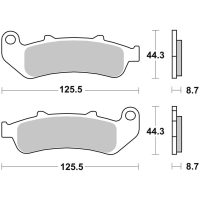 Bromsbelägg FRAM Sintrad Metall Brembo