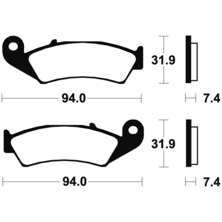 Bromsbelägg FRAM Sintrad Metall Tecnium – bild 2
