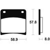 Bromsbelägg FRAM Sintrad Metall Tecnium – miniatyr 2