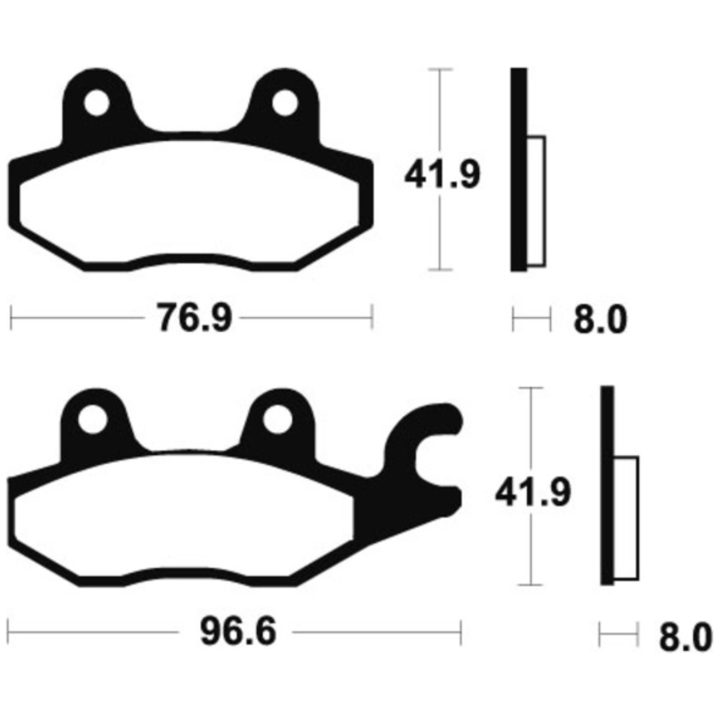 Bromsbelägg FRAM Sintrad Metall Tecnium – bild 2