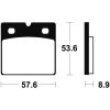 Bromsbelägg FRAM Sintrad Metall Tecnium – miniatyr 2