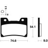 Bromsbelägg FRAM Sintrad Metall Tecnium – miniatyr 2