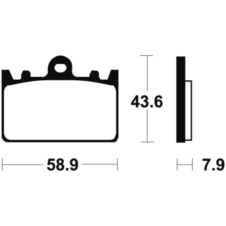 Bromsbelägg FRAM Sintrad Metall Tecnium – bild 2