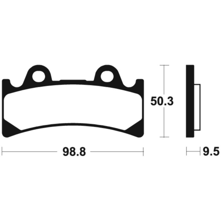 Bromsbelägg FRAM Sintrad Metall Tecnium – bild 2