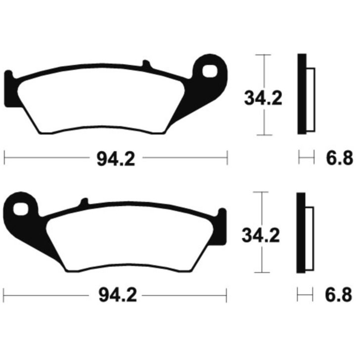 Bromsbelägg FRAM Sintrad Metall Tecnium – bild 2