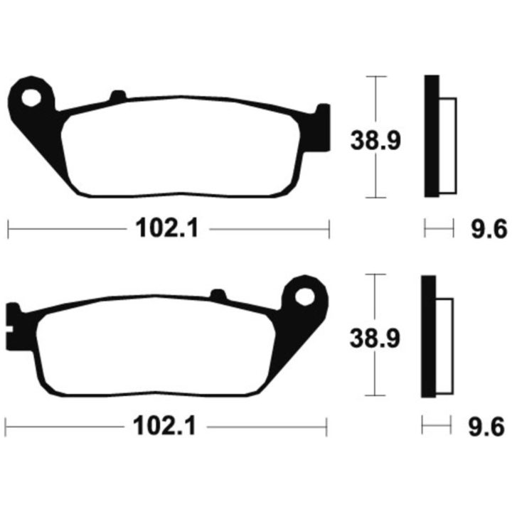 Bromsbelägg FRAM Sintrad Metall Tecnium – bild 2