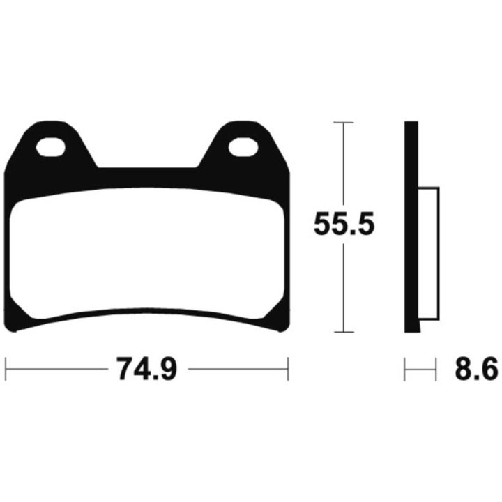Bromsbelägg FRAM Sintrad Metall Tecnium – bild 2