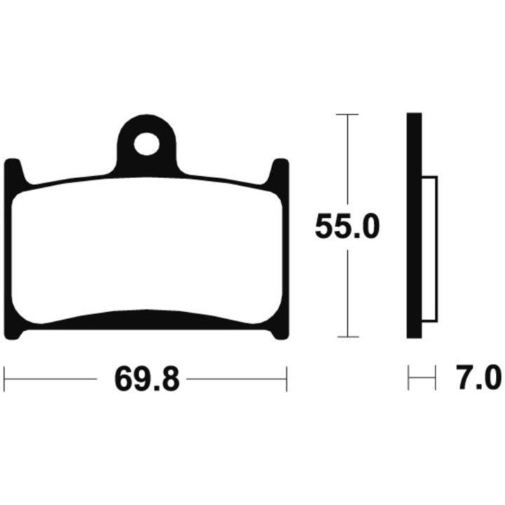 Bromsbelägg FRAM Sintrad Metall Tecnium – bild 2