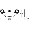 Bromsbelägg FRAM Sintrad Metall Tecnium – miniatyr 2