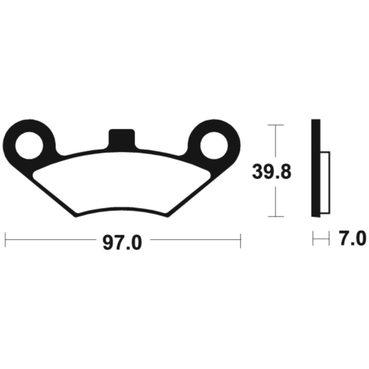Bromsbelägg FRAM Sintrad Metall Tecnium – bild 2